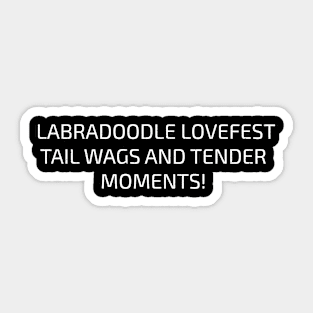 Labradoodle Lovefest Sticker